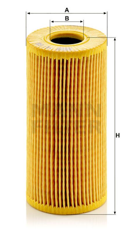HU 618 y Ölfilterelement (metallfrei)