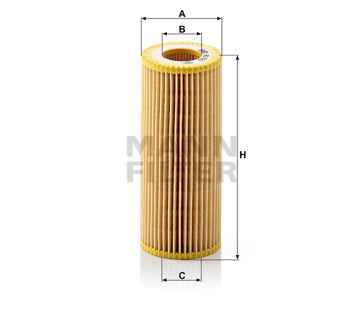 HU 721 y Ölfilterelement (metallfrei)
