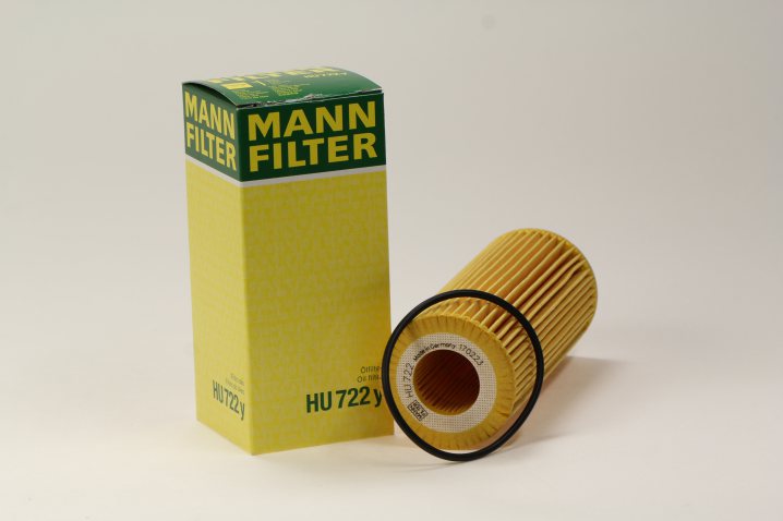 HU 722 y Ölfilterelement (metallfrei)
