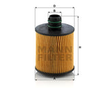 HU 8006 z Ölfilterelement (metallfrei)