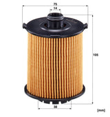 HU 8018 z Ölfilterelement