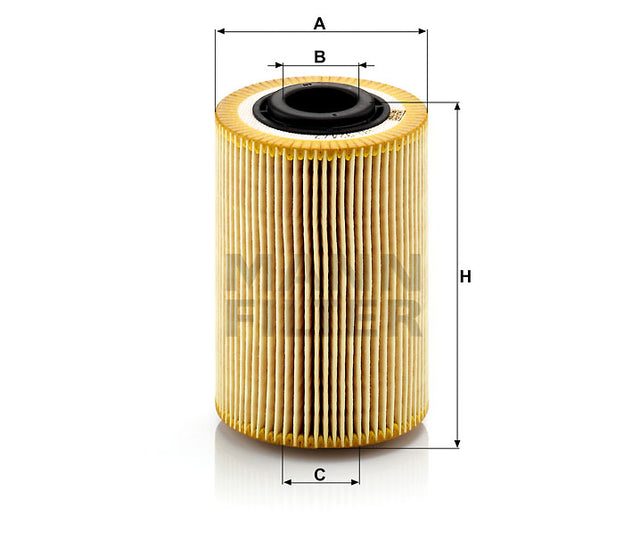 HU 924/2 x Ölfilterelement metallfrei