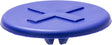 Farbclip blau +