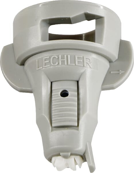 Lechler, Doppelflachstrahldüse, IDTA, Grau, 120°, Keramik, Bayonet