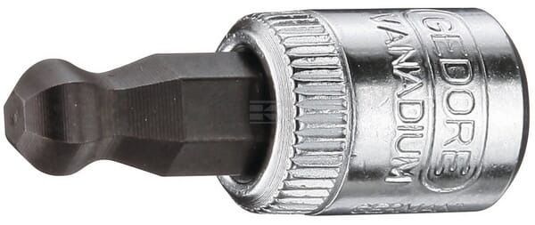 Schraubendrehereinsatz 1/4" Kugelkopf in-hex 5mm