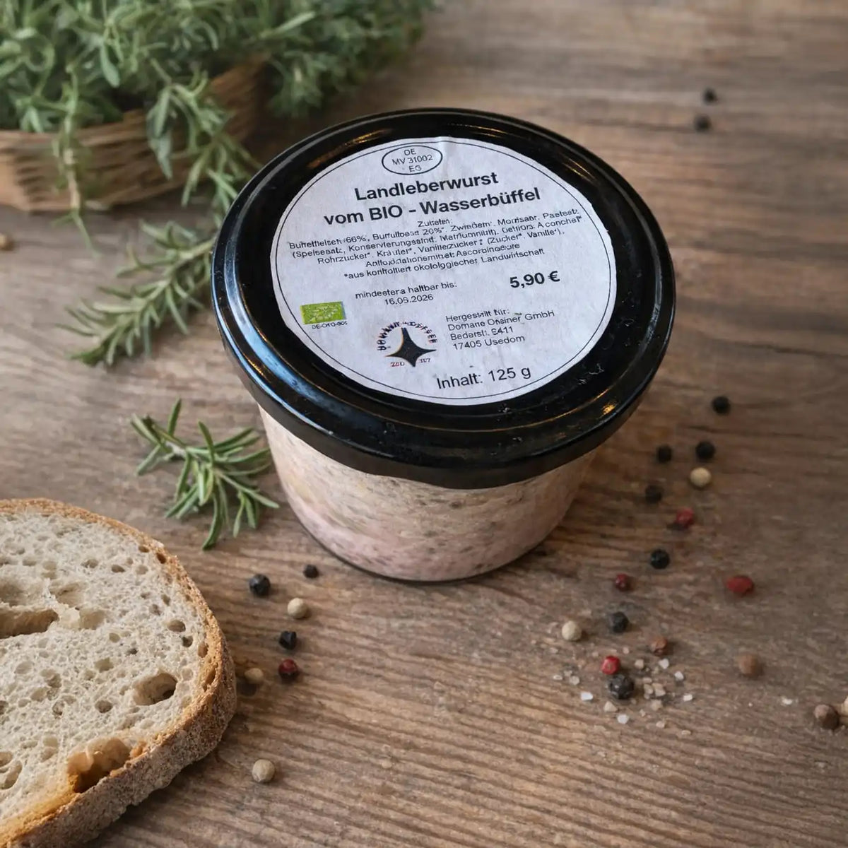 Inselmühle Usedom BIO Landleberwurst