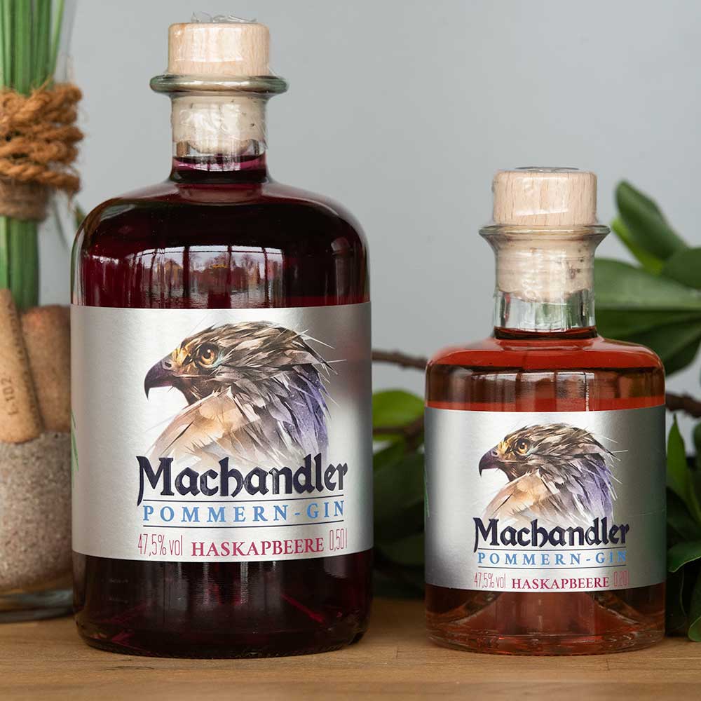 Inselmühle Usedom Machandler Pommern-Gin mit Haskapbeere 0,5 l