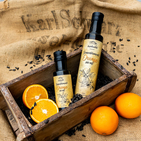 Inselmühle Usedom Orangen-Sonnenblumenöl nativ & kalt gepresst 100 ml