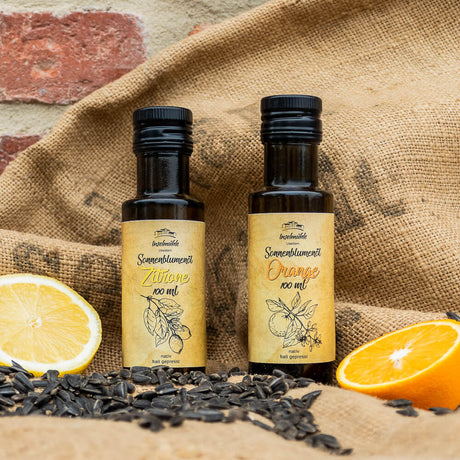 Inselmühle Usedom Orangen-Sonnenblumenöl nativ & kalt gepresst 100 ml