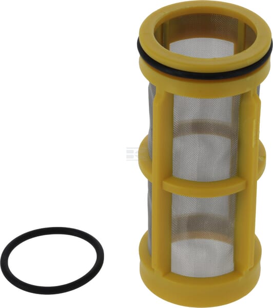 Filtereinsatz 80 mesh gelb mit O-Ringen