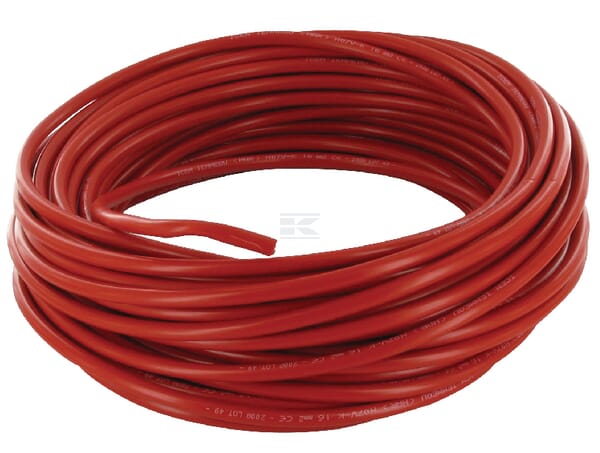 Kabel 1 x 25 mm² rot 25m
