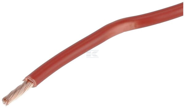 Kabel 1 x 6,0 mm² rot 50m