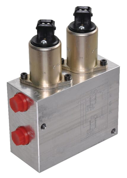 Druckminderventil 2x prop.12V
