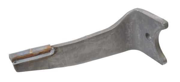 Zinken für Kreiselegge, 2x Hartmetallplatten links, Länge 350 mm, geeignet für Amazone, Kramp