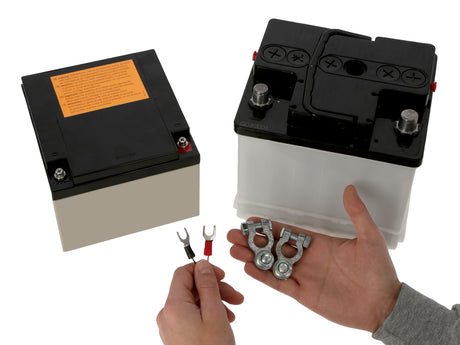 Kerbl Anschlusskabel für Auto-/ Weidezaunbatterie