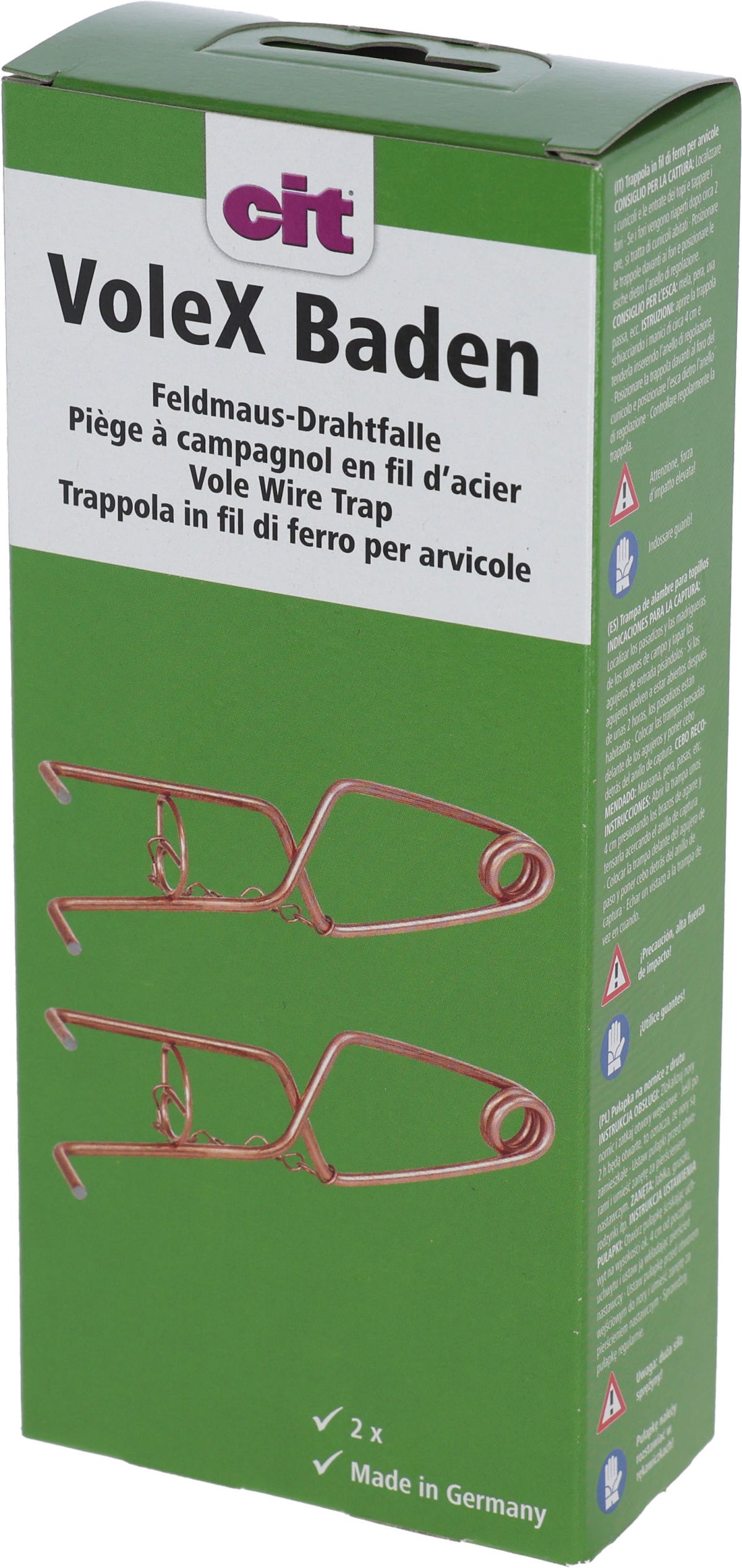 Kerbl cit Feldmaus-Drahtfalle VoleX Baden