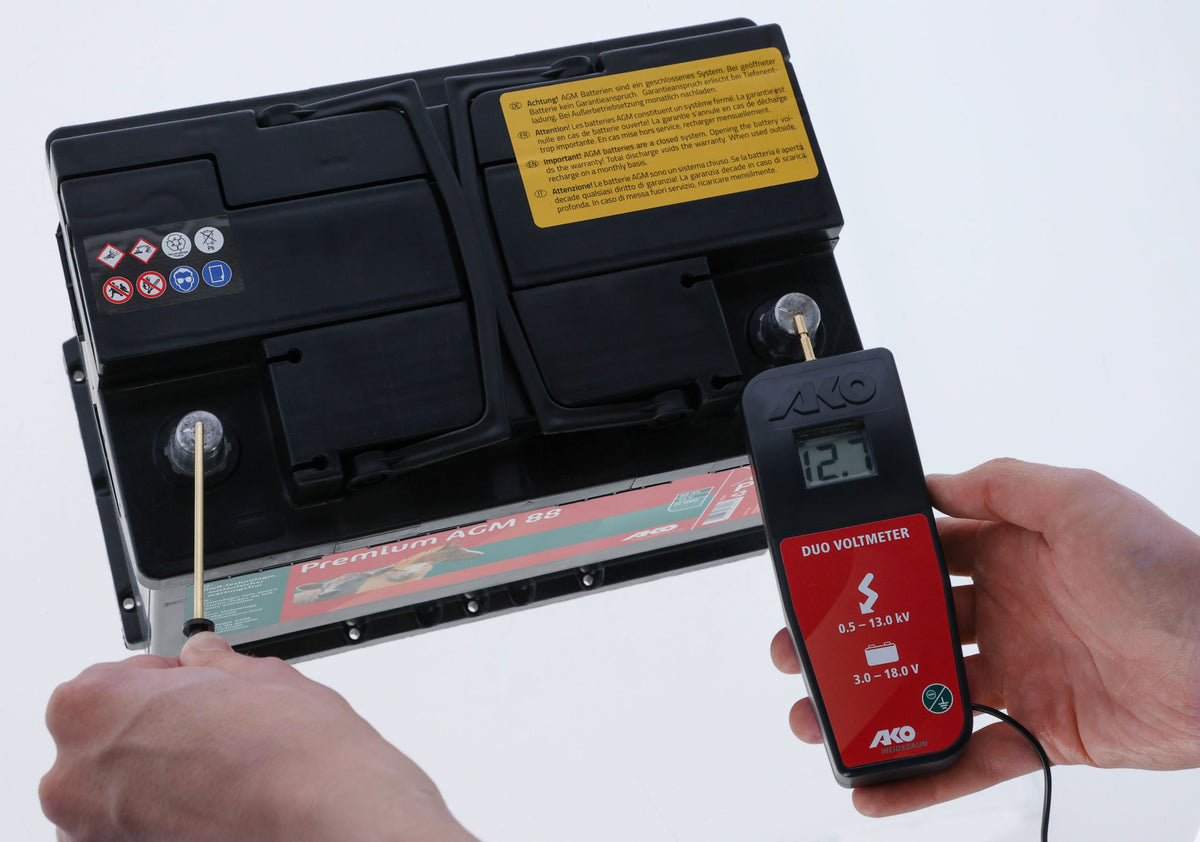 Kerbl Digital-DUO-Voltmeter