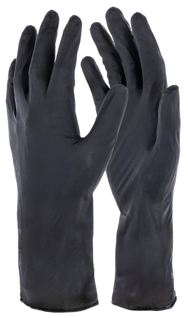Kerbl Einmalhandschuh Nitril Long Black