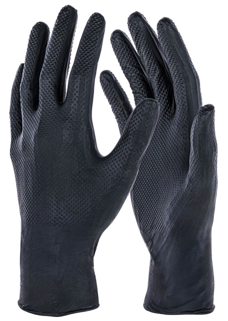 Kerbl Einmalhandschuh X-Grip Black