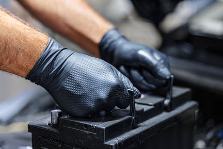 Kerbl Einmalhandschuh X-Grip Black