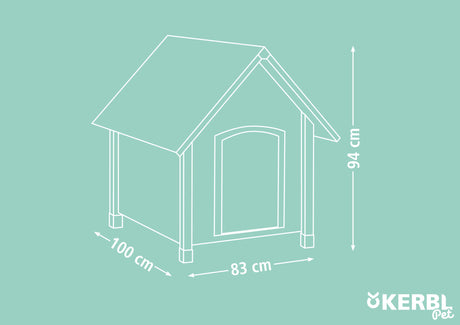 Kerbl Hundehütte 4-Seasons