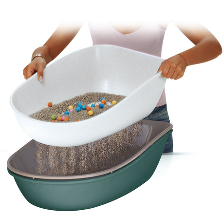Kerbl Katzentoilette Furba mit Reinigungssieb