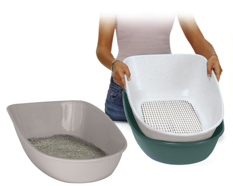 Kerbl Katzentoilette Furba mit Reinigungssieb