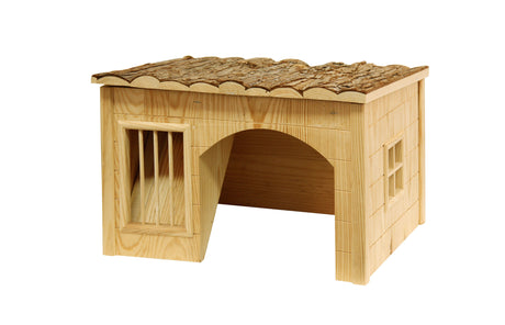 Kerbl Nagerhaus mit Heuraufe Nature