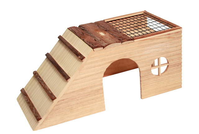 Kerbl Nagerhaus mit Rampe Nature