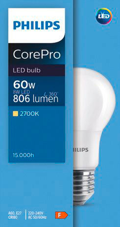 Kerbl Philips CorePro LED-Birne E27