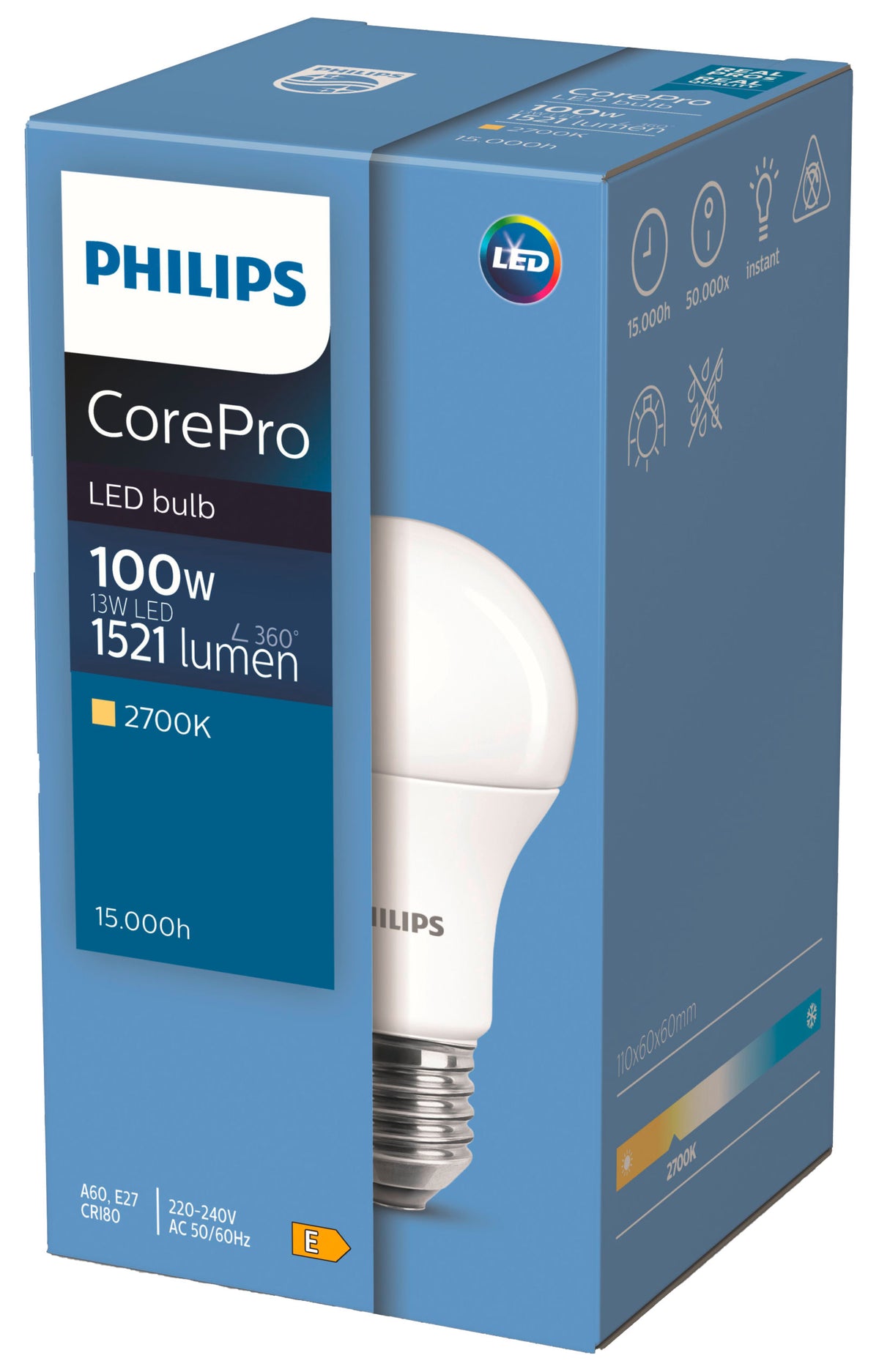 Kerbl Philips CorePro LED-Birne E27