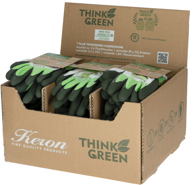 Kerbl THINKGREEN Kinderhandschuh-Display Sprout recycled