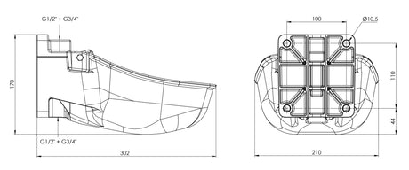 Kerbl Tränkebecken K50