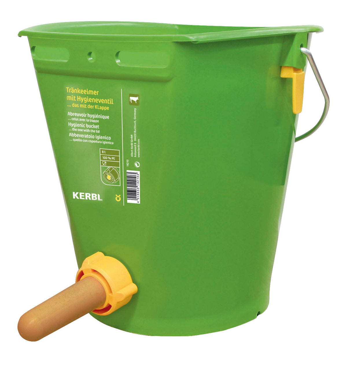 Kerbl Tränkeeimer mit Hygieneventil