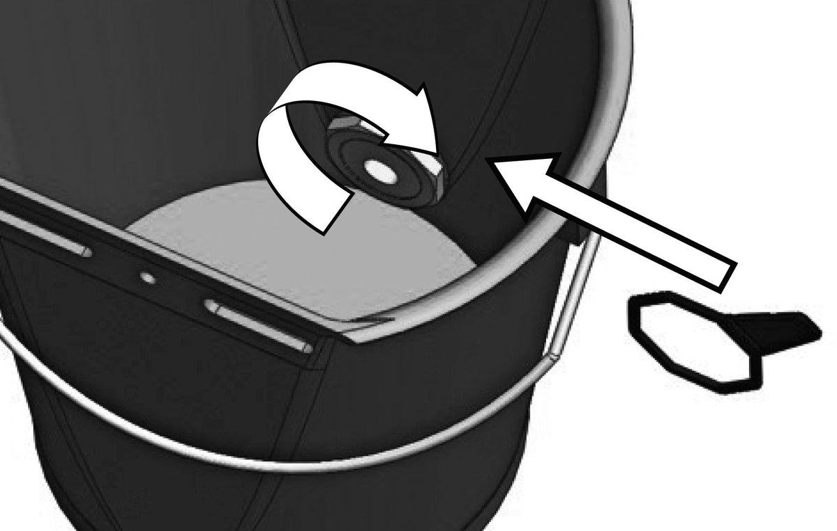 Kerbl Tränkeeimer mit Hygieneventil