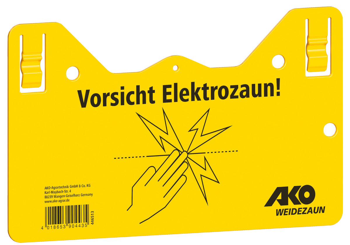 Kerbl Warnschild Vorsicht Elektrozaun!