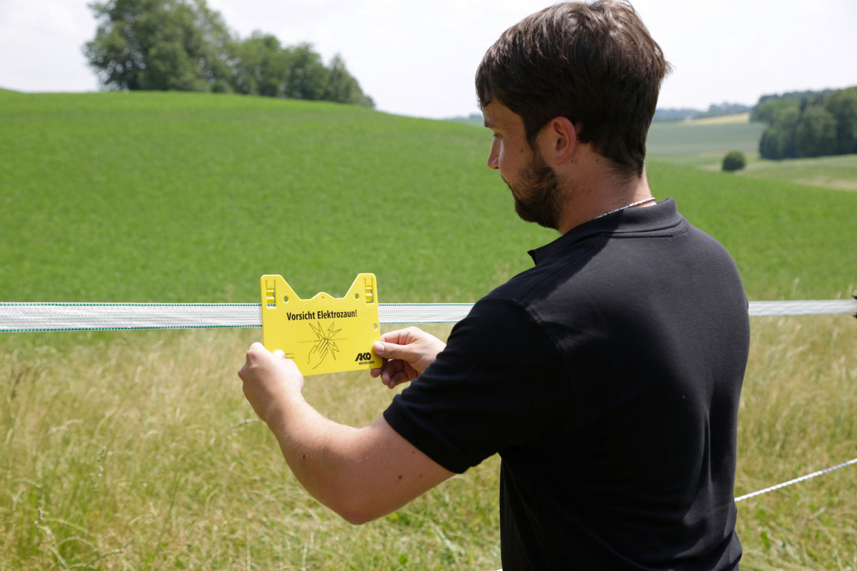 Kerbl Warnschild Vorsicht Elektrozaun!