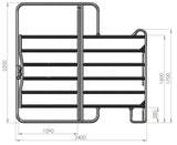 Kerbl Weidepanel mit Tor
