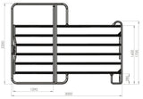 Kerbl Weidepanel mit Tor
