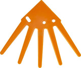 Scheibe für Fingerhacke 1/4-Teil, MINi-MAXI 540 mm orange, weich