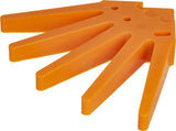 Scheibe für Fingerhacke 1/4-Teil, MINi-MAXI 540 mm orange, weich
