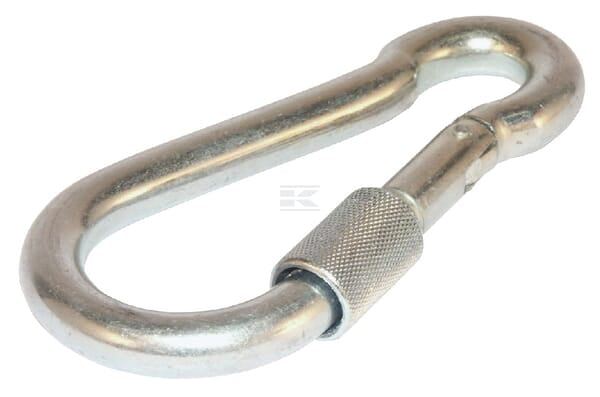 Karabinerhaken mit Schr. 10mm
