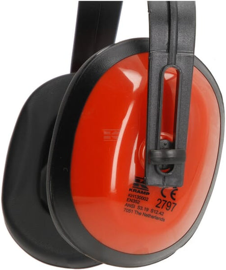 Mehrstufiger Kapselgehörschutz orange SNR:27.6dB