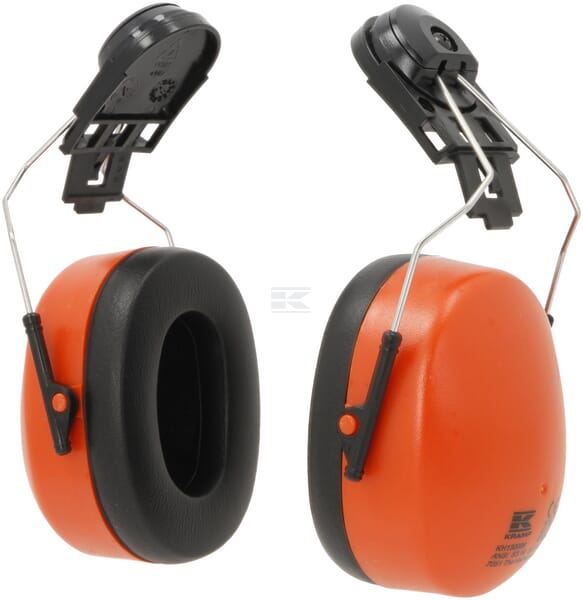 Kapselgehörschutz Helm montiert orange SNR:25.9dB