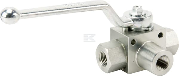 Kugelhahn 3/2-L - 1/4" BSP