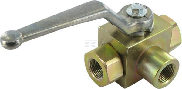 Kugelhahn 3 - Wege 3/8 T-Bohr.