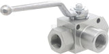 Kugelhahn 3/2-L - 1/2" BSP
