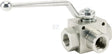 Kugelhahn 3/2-L - 3/4"BSP