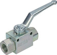 Kugelhahn 1/2" BSP+Befestigung