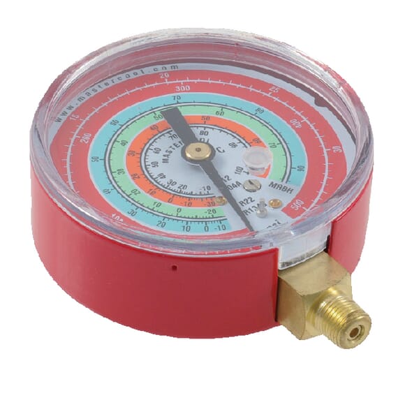 Manometer -  Hochdruck rot